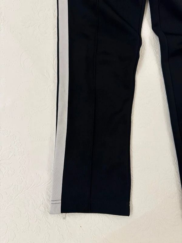 Palm Angels Black Track Pants With Side Stripes imagen 4